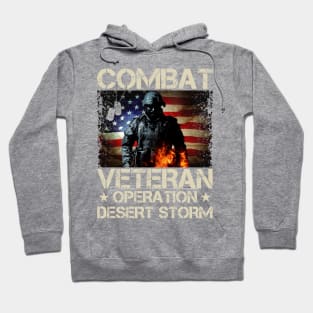 Combat Veteran Desert Storm T-Shirt Hoodie